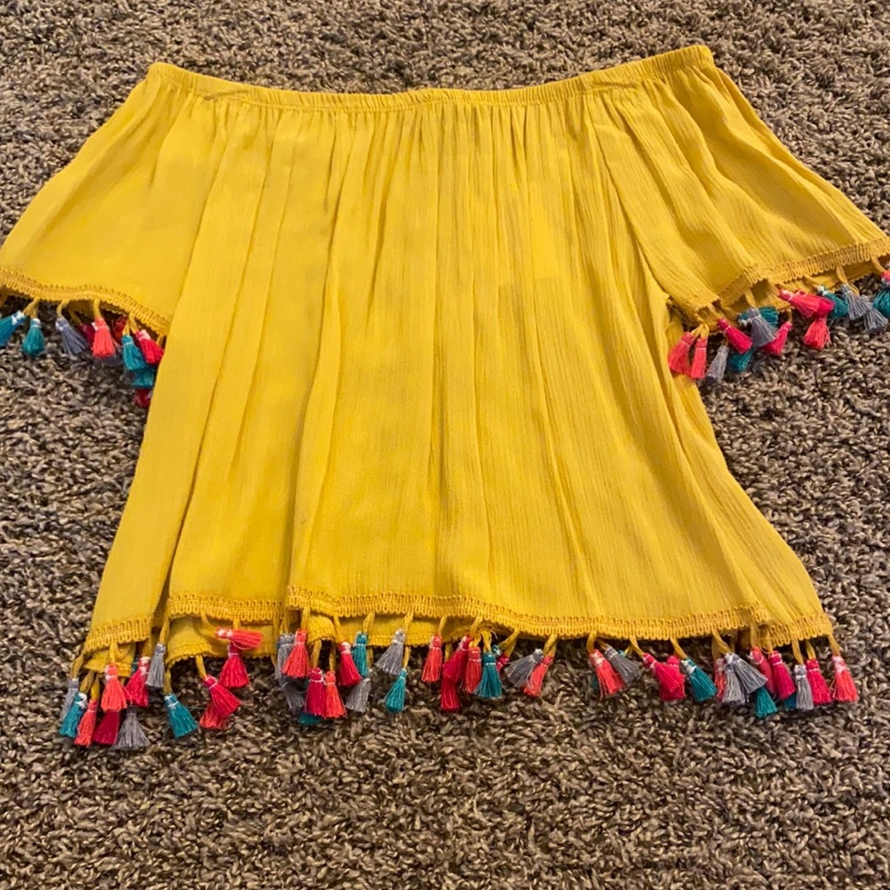Off the shoulder top- size medium